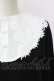 画像3: axes femme POETIQUE / レース襟付ニット  黒Ｘ白 T-25-09-21-018-AX-TO-SA-ZT (3)