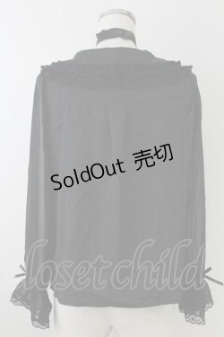 画像2: axes femme kawaii / メアリーブラウス  黒 T-25-09-21-020-AX-BL-SA-ZI