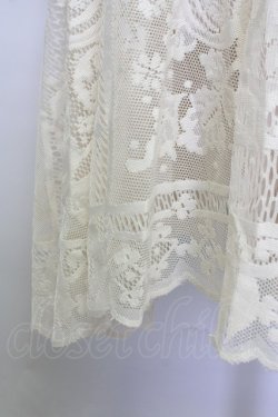 画像4: axes femme / 総レーススカート  生成り T-25-09-21-027-AX-SK-SA-ZT