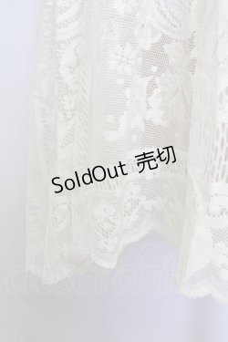 画像4: axes femme / 総レーススカート  生成り T-25-09-21-027-AX-SK-SA-ZI