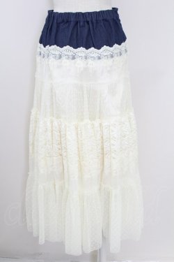 画像2: axes femme / リメイク風ロングスカート M ウォッシュ T-25-09-21-030-AX-SK-SA-ZT