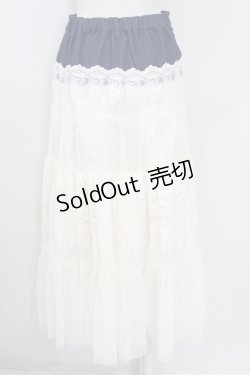 画像2: axes femme / リメイク風ロングスカート M ウォッシュ T-25-09-21-030-AX-SK-SA-ZI