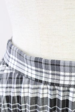 画像3: axes femme POETIQUE / チェック切替プリーツスカート  黒チェック T-25-09-21-032-AX-SK-SA-ZT
