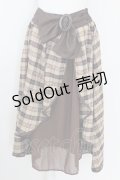 axes femme POETIQUE / リボンベルトデザインスカート  ブラウン T-25-09-21-033-AX-SK-SA-ZI