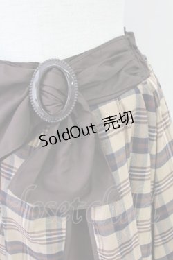 画像3: axes femme POETIQUE / リボンベルトデザインスカート  ブラウン T-25-09-21-033-AX-SK-SA-ZI