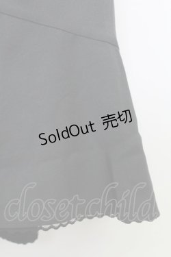 画像5: axes femme / 釦付ラッフルスカート  黒 T-25-09-21-035-AX-SK-SA-ZI