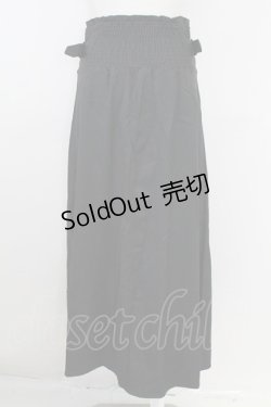 画像2: axes femme / ハイウエストロングスカート  黒 T-25-09-21-037-AX-SK-SA-ZI