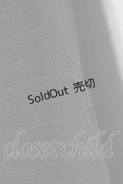 画像4: axes femme POETIQUE / ラインレースチュールスカート  黒 T-25-09-21-039-AX-SK-SA-ZI