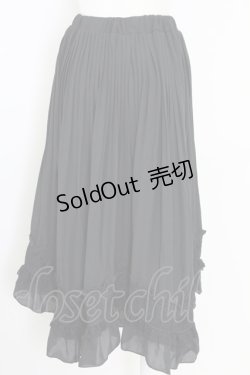 画像2: axes femme / イレヘムプリーツスカウチョ  黒 T-25-09-21-040-AX-PA-SA-ZI