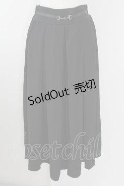 画像1: axes femme / ビット使いタックガウチョ  黒 T-25-09-21-045-AX-PA-SA-ZI