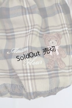 画像2: Maison de FLEUR / ベア刺繍ギャザー2WAYトートバッグ  ブラウン T-25-09-21-046-LO-BG-SA-ZI