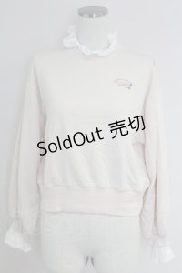 axes femme POETIQUE / レースフリルデザインPO M ベージュ T-25-09-21-007-AX-TO-SA-ZI