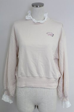 画像1: axes femme POETIQUE / レースフリルデザインPO M ベージュ T-25-09-21-007-AX-TO-SA-ZT