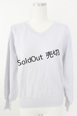 画像5: axes femme POETIQUE / レース襟付ニット Ｍ ラベンダー T-25-09-21-010-AX-TO-SA-ZI