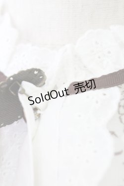 画像6: axes femme / ブーケ線画柄ドットドビーブラウス  白 T-25-09-21-012-AX-BL-SA-ZI