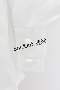 画像3: axes femme POETIQUE / フリル襟ブラウス M 生成り T-25-09-21-002-AX-BL-SA-ZI