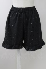 Ank Rouge / ハートLIP総柄ショートパンツ  黒Ｘピンク T-25-09-24-031-CA-PA-SA-ZT405