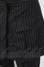 画像3: Candy Stripper / LACE UP LAYERED PANTS 2 黒Ｘ白 T-25-09-24-033-PU-PA-SA-ZT405 (3)