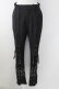 画像4: Candy Stripper / LACE UP LAYERED PANTS 2 黒Ｘ白 T-25-09-24-033-PU-PA-SA-ZT