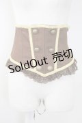 GOTHPUNKその他(買取対象外) / 裾レースコルセット 2L ブラウン T-25-09-24-034-LO-ZA-SA-ZT