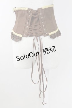 画像2: GOTHPUNKその他(買取対象外) / 裾レースコルセット 2L ブラウン T-25-09-24-034-LO-ZA-SA-ZT