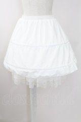 星箱works / 47cmショートワイヤーパニエスカート  ホワイト T-25-09-24-035-PU-SK-SA-ZT385