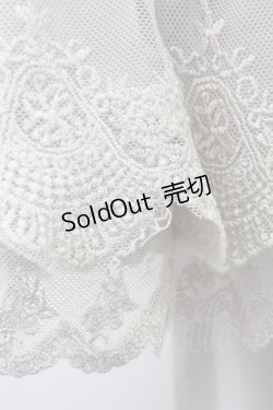 画像5: axes femme / 裾レースペチコート  アイボリー T-25-09-24-010-AX-SK-SA-ZT423