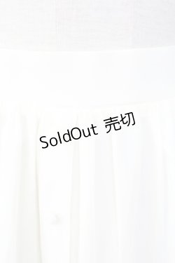 画像4: Ank Rouge / ティアードシフォンマキシスカート  アイボリー T-25-09-24-013-CA-SK-SA-ZT