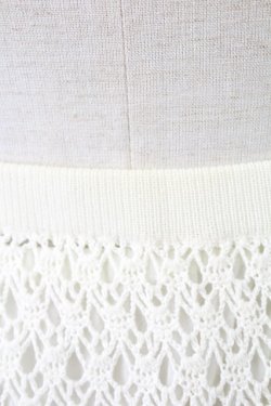 画像3: INGEBORG / レースニットスカート  アイボリー T-25-09-24-014-LO-SK-SA-ZT423