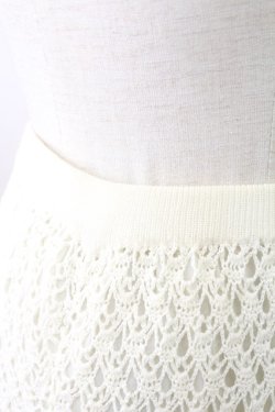 画像4: INGEBORG / レースニットスカート  アイボリー T-25-09-24-014-LO-SK-SA-ZT423
