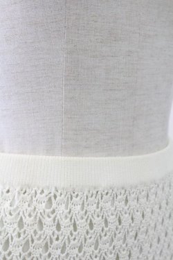 画像6: INGEBORG / レースニットスカート  アイボリー T-25-09-24-014-LO-SK-SA-ZT423