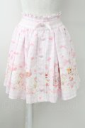 LIZ LISA / SweetBearGelato柄スカート  ピンク T-25-09-24-016-LO-SK-SA-ZT423