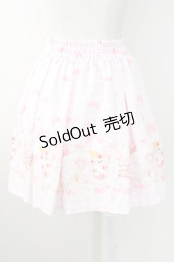 画像2: LIZ LISA / SweetBearGelato柄スカート  ピンク T-25-09-24-016-LO-SK-SA-ZT423