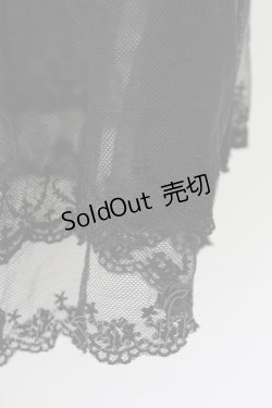 画像5: axes femme / チュール切り替えアンダースカート  黒 T-25-09-24-020-AX-SK-SA-ZT