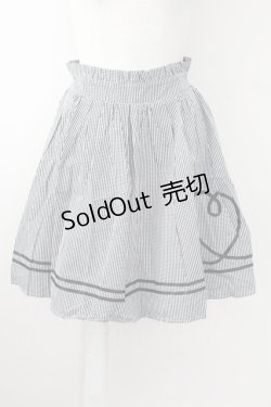 画像1: 【SALE】Ank Rouge / テープハートギンガムチェックスカート  黒Ｘ白チェック T-25-09-24-021-CA-SK-SA-ZT427
