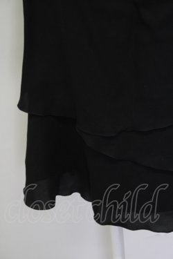 画像3: INGEBORG / 裾段フリルスカート L ブラック T-25-09-26-030-LO-SK-SA-ZT