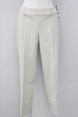 INGEBORG / サイドボタンパンツ  アイボリー T-25-09-26-032-LO-PA-SA-ZT441