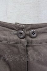 画像4: 【SALE】INGEBORG / 裾フリルクロップドパンツ 13 ブラウン T-25-09-26-034-LO-PA-SA-ZT441 (4)