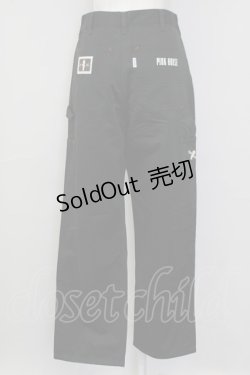 画像2: PINK HOUSE / キューピー刺繍&ワッペンパンツ L ブラック T-25-09-26-038-LO-PA-SA-ZT414