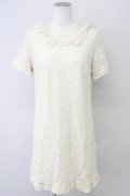 INGEBORG / 胸元フラワーモチーフレースワンピース 11 アイボリー T-25-09-26-004-LO-OP-SA-ZT