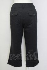 画像2: 【SALE】INGEBORG / 裾フリルクロップドパンツ 13 ブラック T-25-09-26-039-LO-PA-SA-ZT414 (2)