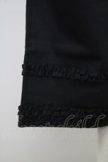 画像4: 【SALE】INGEBORG / 裾フリルクロップドパンツ 13 ブラック T-25-09-26-039-LO-PA-SA-ZT414 (4)