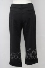 画像2: 【SALE】INGEBORG / 裾内側レースデザインパンツ 13 黒 T-25-09-26-041-LO-PA-SA-ZT395 (2)