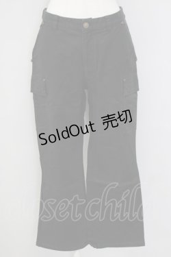 画像1: INGEBORG / サイドポケットパンツ L 黒 T-25-09-26-042-LO-PA-SA-ZT395