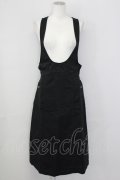 INGEBORG / ロゴ刺繍ジャンパースカート  ブラック T-25-09-26-008-LO-OP-SA-ZT