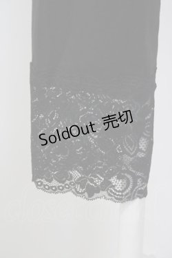 画像3: INGEBORG / 裾レースレギンス M ブラック T-25-09-26-009-LO-PA-SA-ZT443