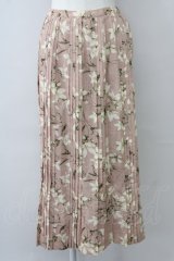 INGEBORG / 百合ptプリーツスカート  ピンク T-25-09-26-010-LO-SK-SA-ZT443