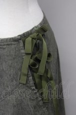 画像3: 【SALE】INGEBORG / 3つリボン巻きスカート L カーキ T-25-09-26-020-LO-SK-SA-ZT439 (3)