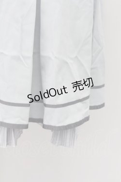 画像4: axes femme / チェーン付きクラシックスカート  サックス T-25-09-27-025-AX-SK-SA-ZI