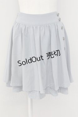 画像1: axes femme / サイドボタンスカパン  サックス T-25-09-27-026-AX-PA-SA-ZI